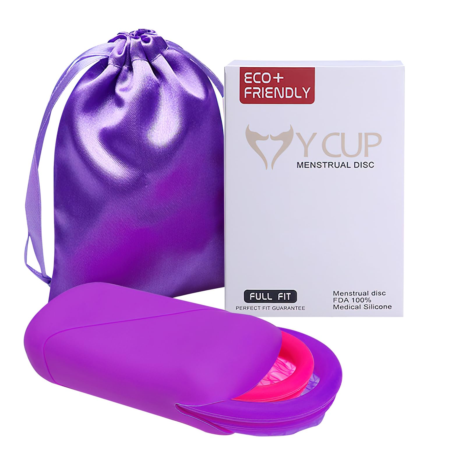 Krążek menstruacyjny, kubek menstruacyjny, kubek menstruacyjny, Disc Merulas Cup, wielokrotnego użytku, krążek miesiączkowy, alternatywa dla miękkich tamponów i OB