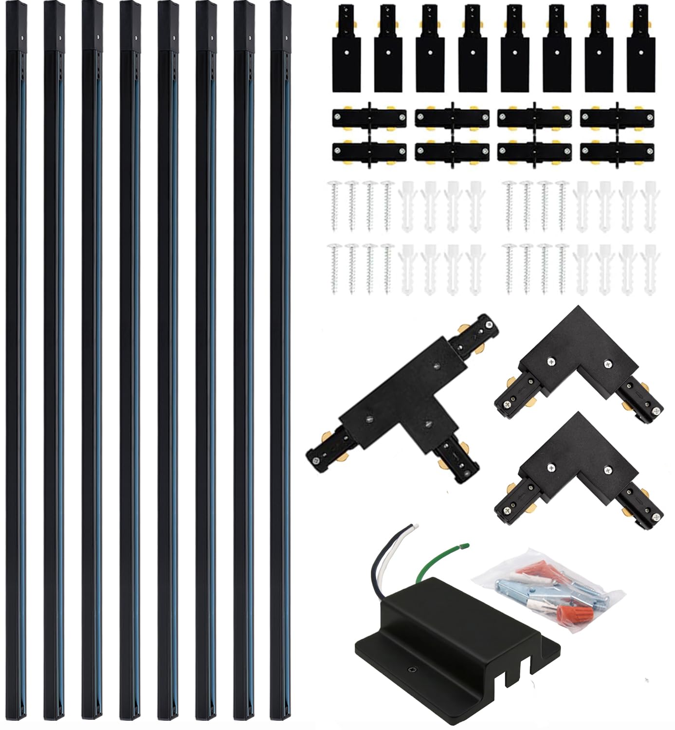 Photo 1 of LRAEMXG 66FT H Track Lighting Rails Kit