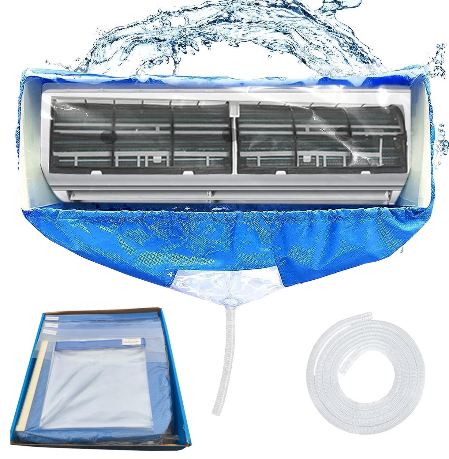 Split Air Conditioning Service Bag Wall Mounted Air Conditioning Cleaning Kit Split Air Conditioning Cleaning Waterproof Cover Split Air Conditioning Cleaning Waterproof Cover Bag (L)