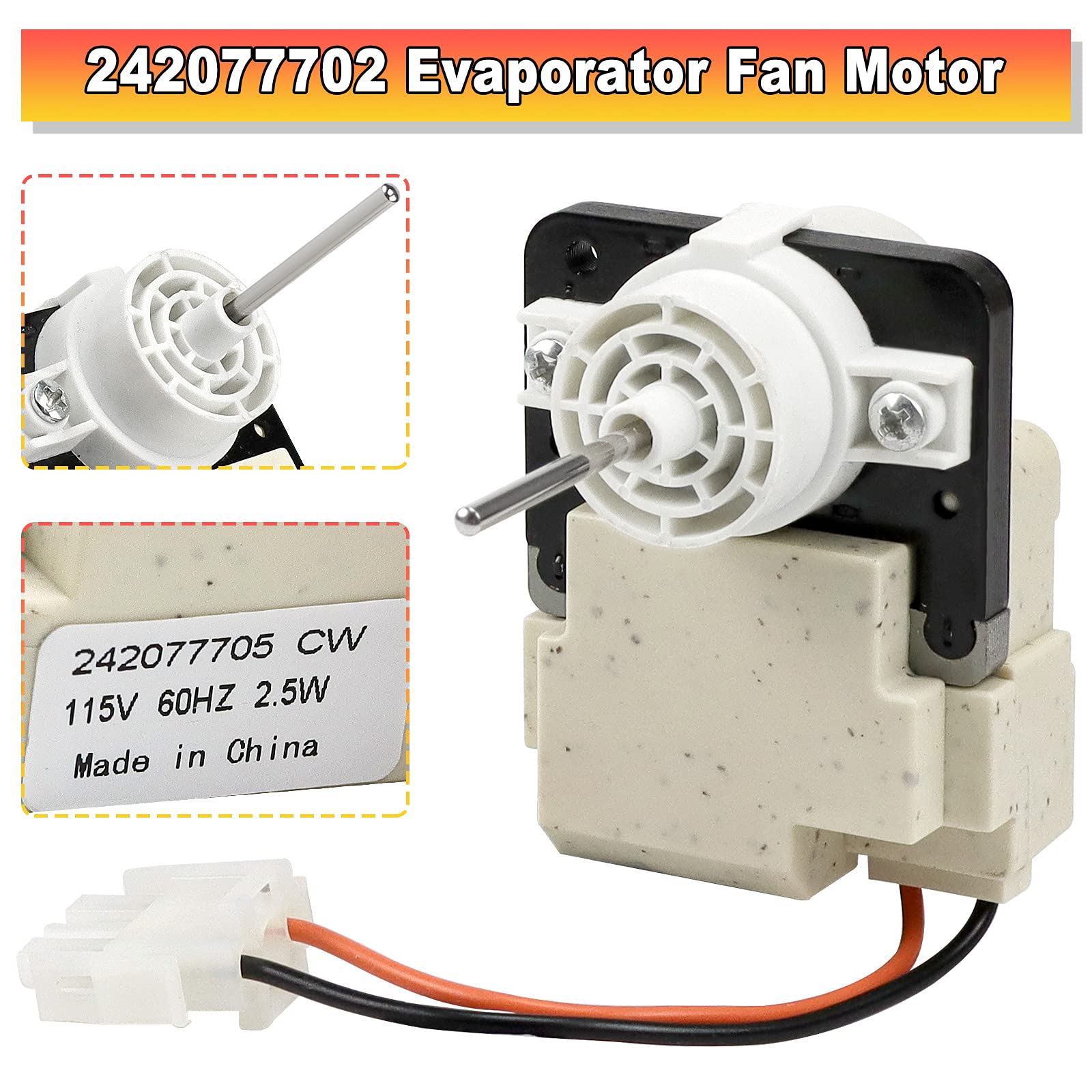 frigidaire refrigerator blower fan motor
