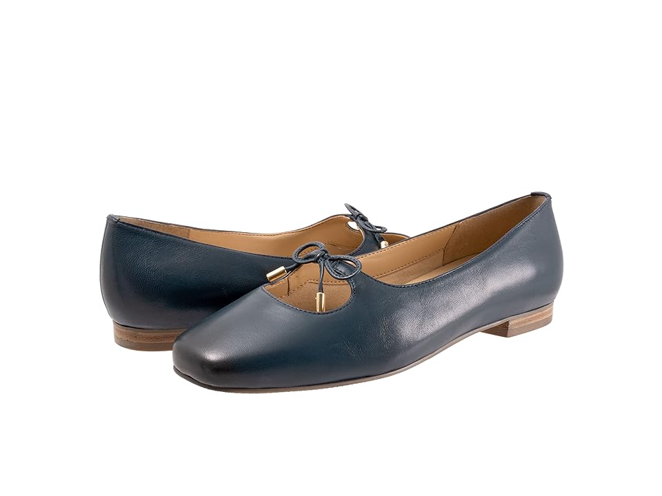 Trotters Honesty (Navy) Women's Shoes INTERNATIONAL SHIPPING