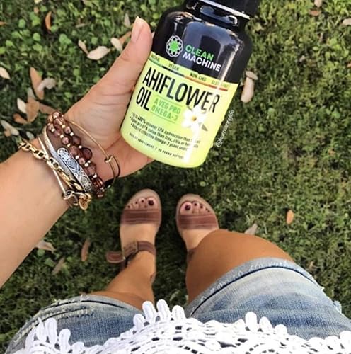 Miniatura 6 de Alternativa al aceite de pescado vegano – Suplemento galardonado con Omega 3, DHA, EPA y GLA – Omegas a base de plantas – 4 veces mejor que el lino,