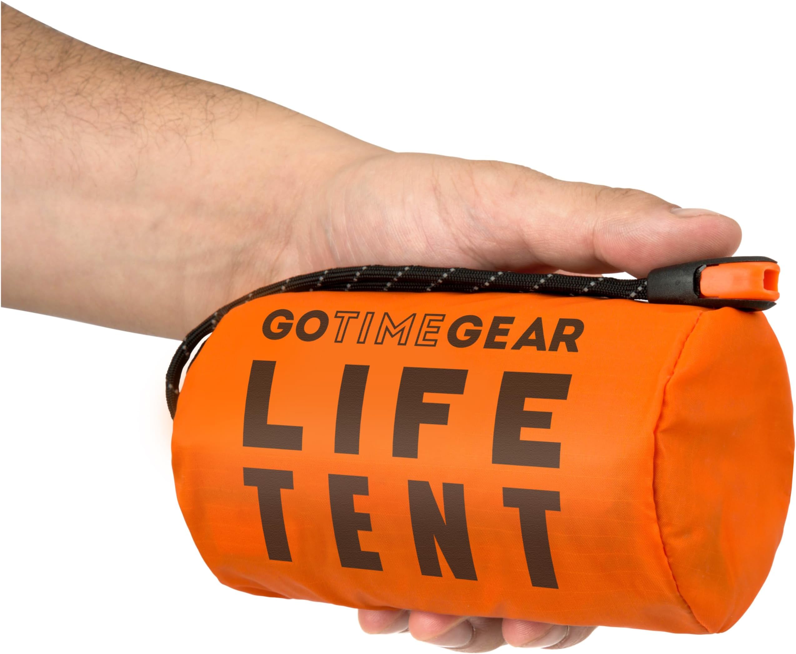 Life Tent - 2 Person Emergency Survival Shelter - Use As Tube Tent, Tarp - Includes Whistle & Paracord
