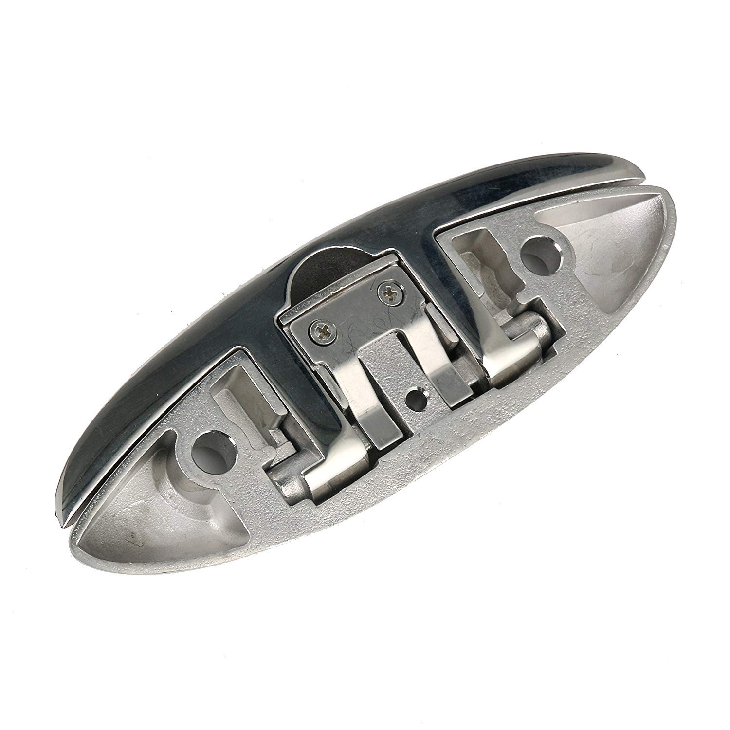 Amarine-made M1109S - Tacchetta Pieghevole in Acciaio Inox, 15,2 cm, 2 Pezzi