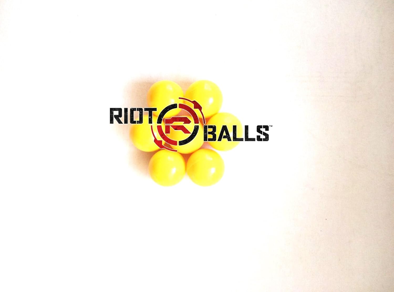 Combo Deal Glass Breaker 300 X 0.68 Cal. Solid PVC Paintballs Riot Balls Self Defense Less Lethal Practice Paintball