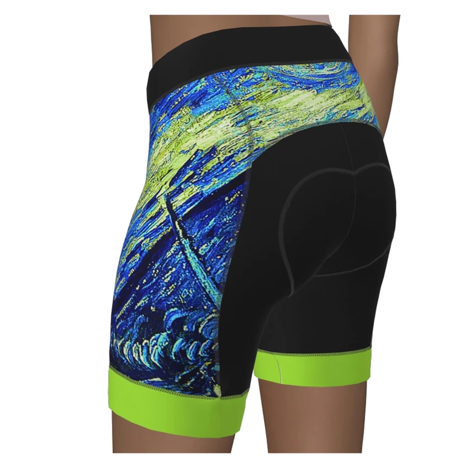Culottes Ciclismo Pantalones Cortos de Ciclismo for Mujer, Equipo de Bicicleta, Ropa de Carreras, Pintura, Pantalones de Montar for Mujer