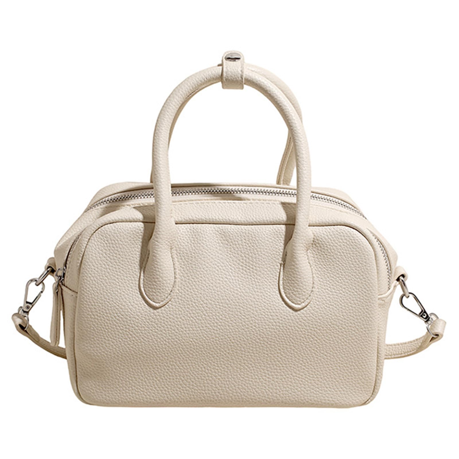 BWANGIAO Women Satchel Purses and Leather Barrels Bag Top Handle Shoulder Purse with Strap Crossbody Bags