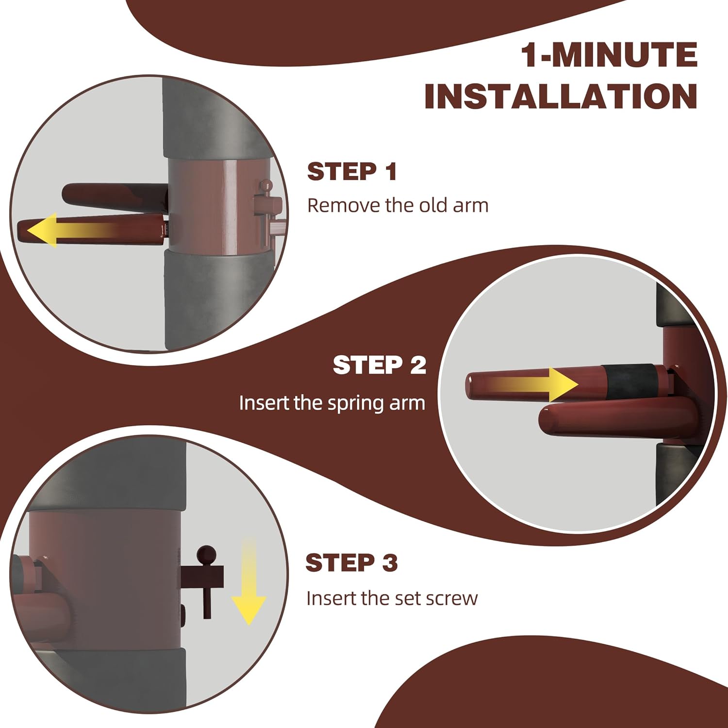 MR Wing Chun Dummy Spring Replace Arms, Advanced Mook Yan Jong Arms, Professional Arms of IP Man Training Wooden Dummy, Martial Arts Traditional Kung Fu Training Dummy Hands