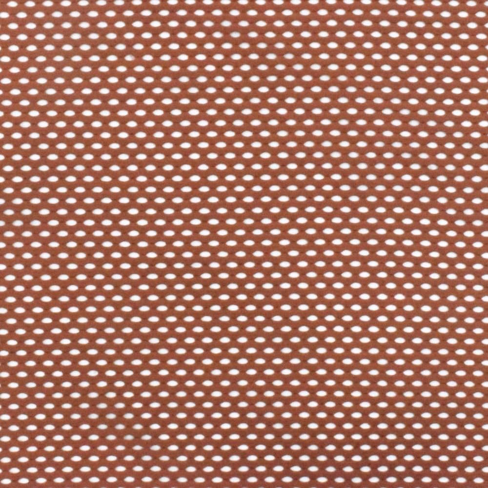 Copper Brown Famous Maker Mesh Stretch Yoga Activewear Knit Fabric by The Yard, 3yd Length