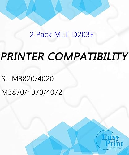 Miniatura 5 de EASYPRINT - Cartucho de tóner compatible con MLT-D203E MLTD203E de alto rendimiento MLT-D203E D203E utilizado para impresora Samsung SL- M3820 M4020