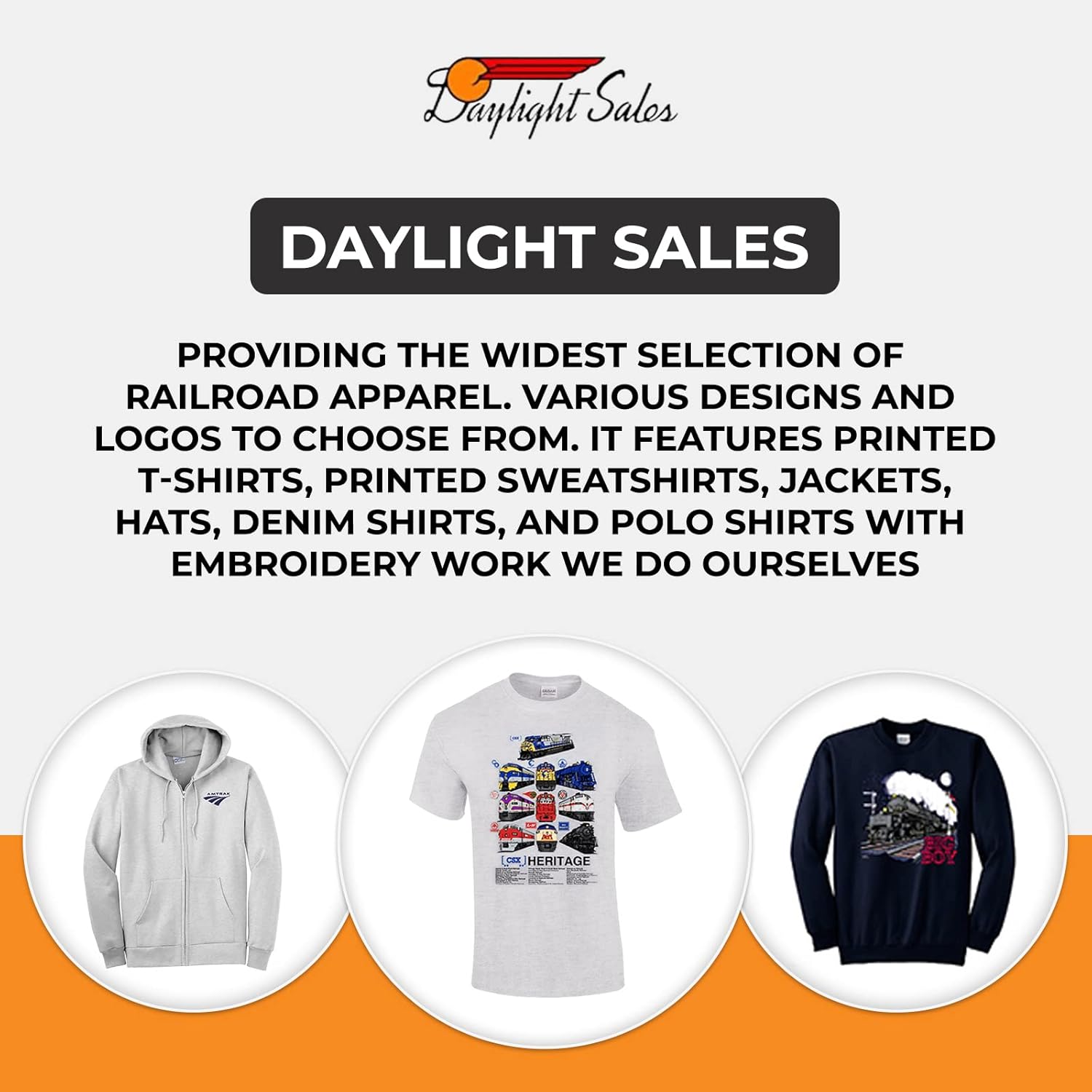 Daylight Sales CSX Heritage Authentic Railroad T-Shirt [109] - Image 8