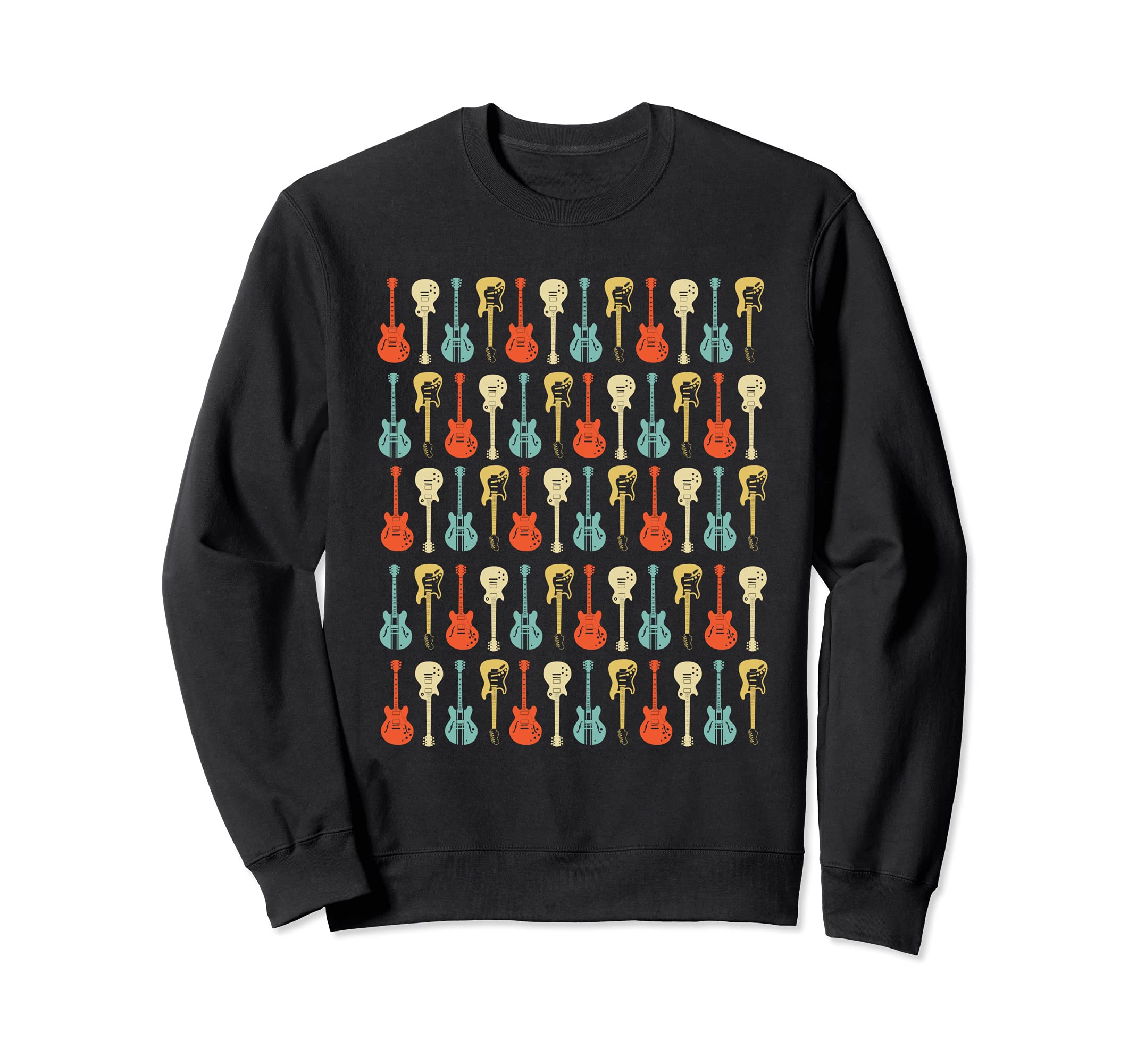 Guitaraholic Guitar design for Guitar Player Sweatshirt, Black