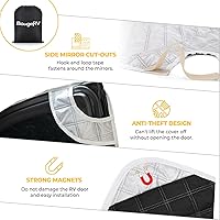 Vista 4 de BougeRV Cubierta de nieve para parabrisas de autocaravana para clase B, Dodge Mercedes Sprinter (2006-2015) para ventana delantera, accesorios