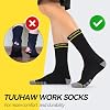 Work Socks Men's 10/20 Pairs Work Socks Men's Stockings Black Sports Socks Thick Winter Socks Terry Cloth Socks