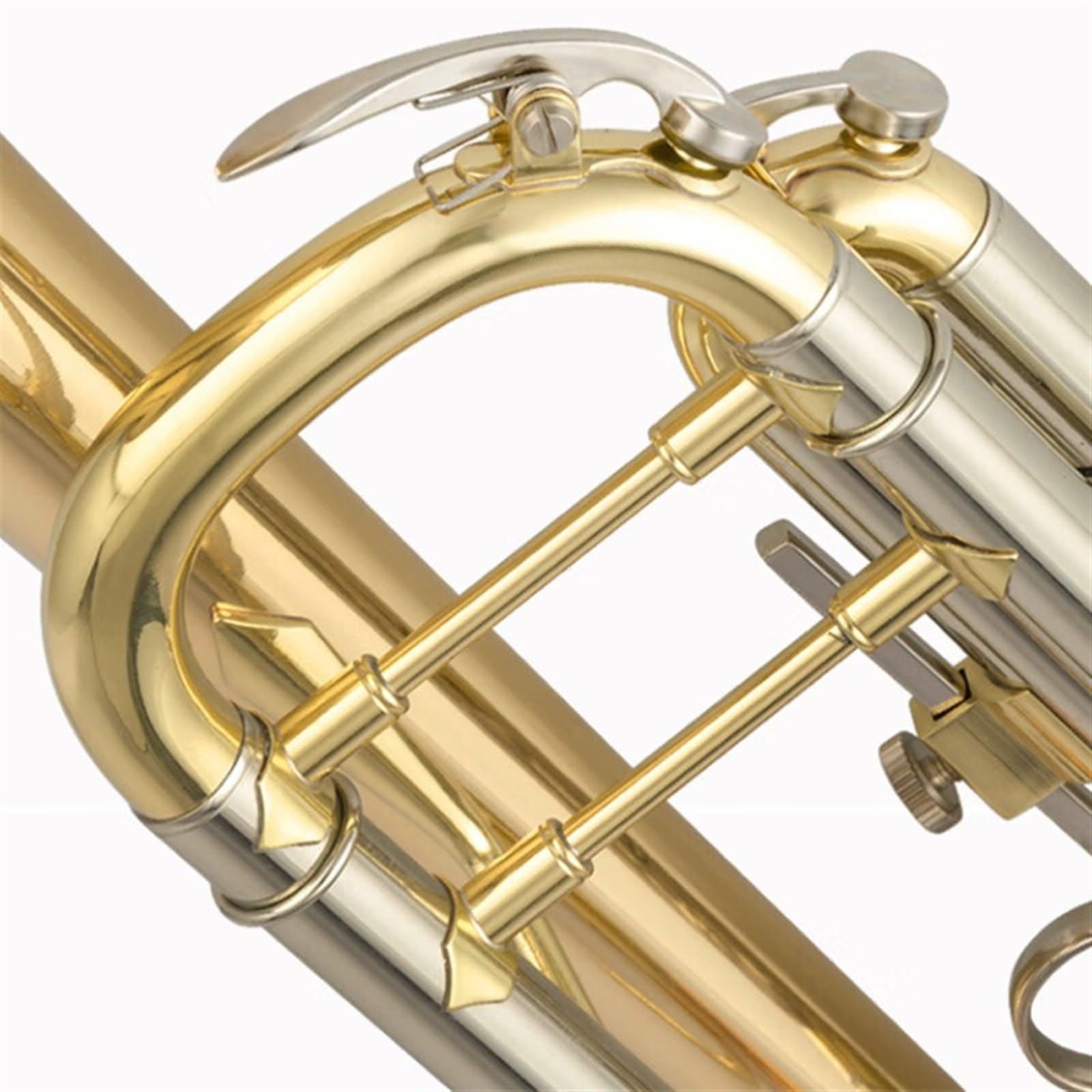 Standard Trąbka Trąbka Trąbka Trzytonowa Bb B-dur Trąbka Profesjonalny Instrument Muzyczny Dla Dorosłych Wytrzymały Początkujący