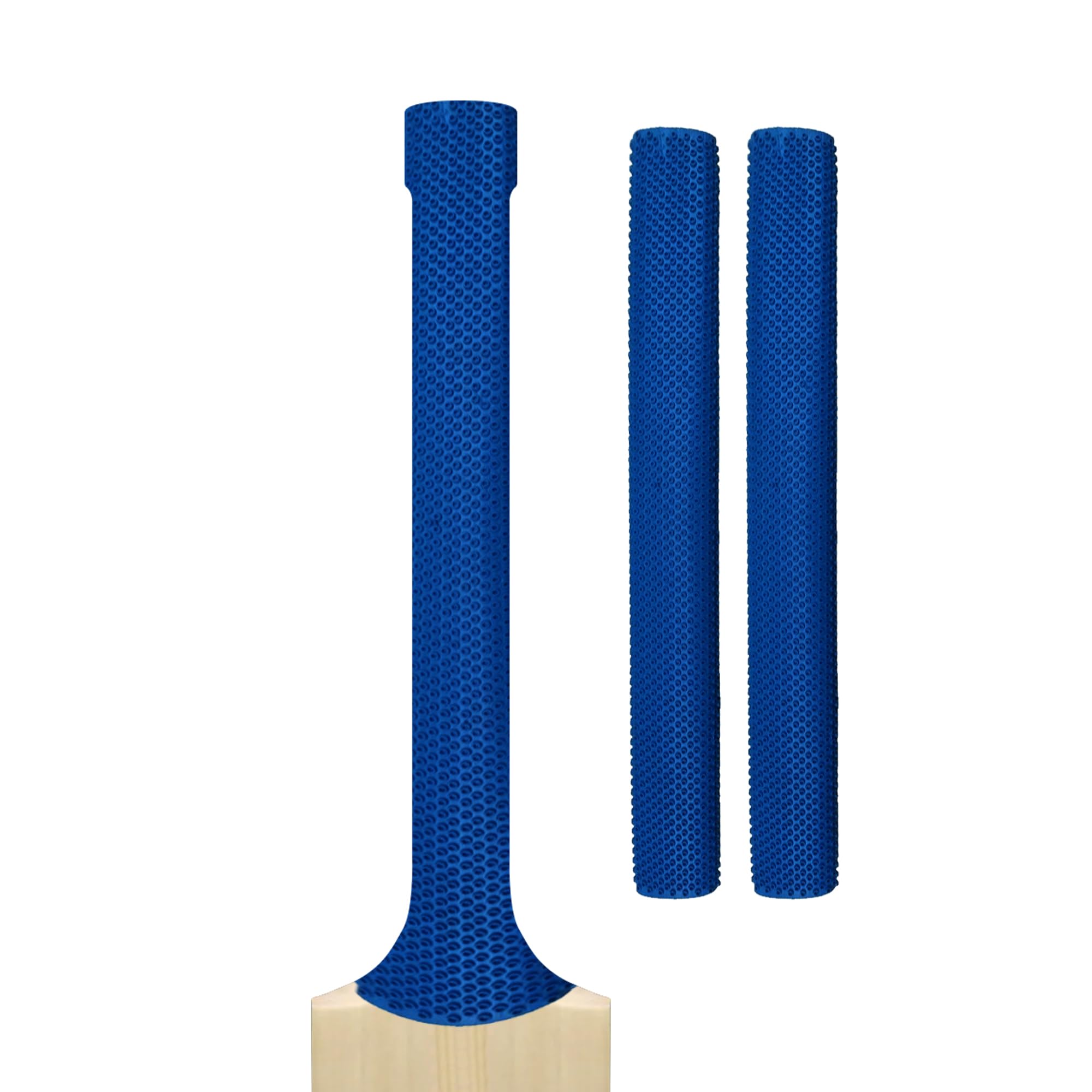 Cricket Bat Grips – Premium Rubber Cricket Bat Grip Tape for Maximum Hold & Shock Absorption | 4 Styles | Multi-Color | Pack of 2| Durable Bat Grips Cricket (2, Navy, Octopus)