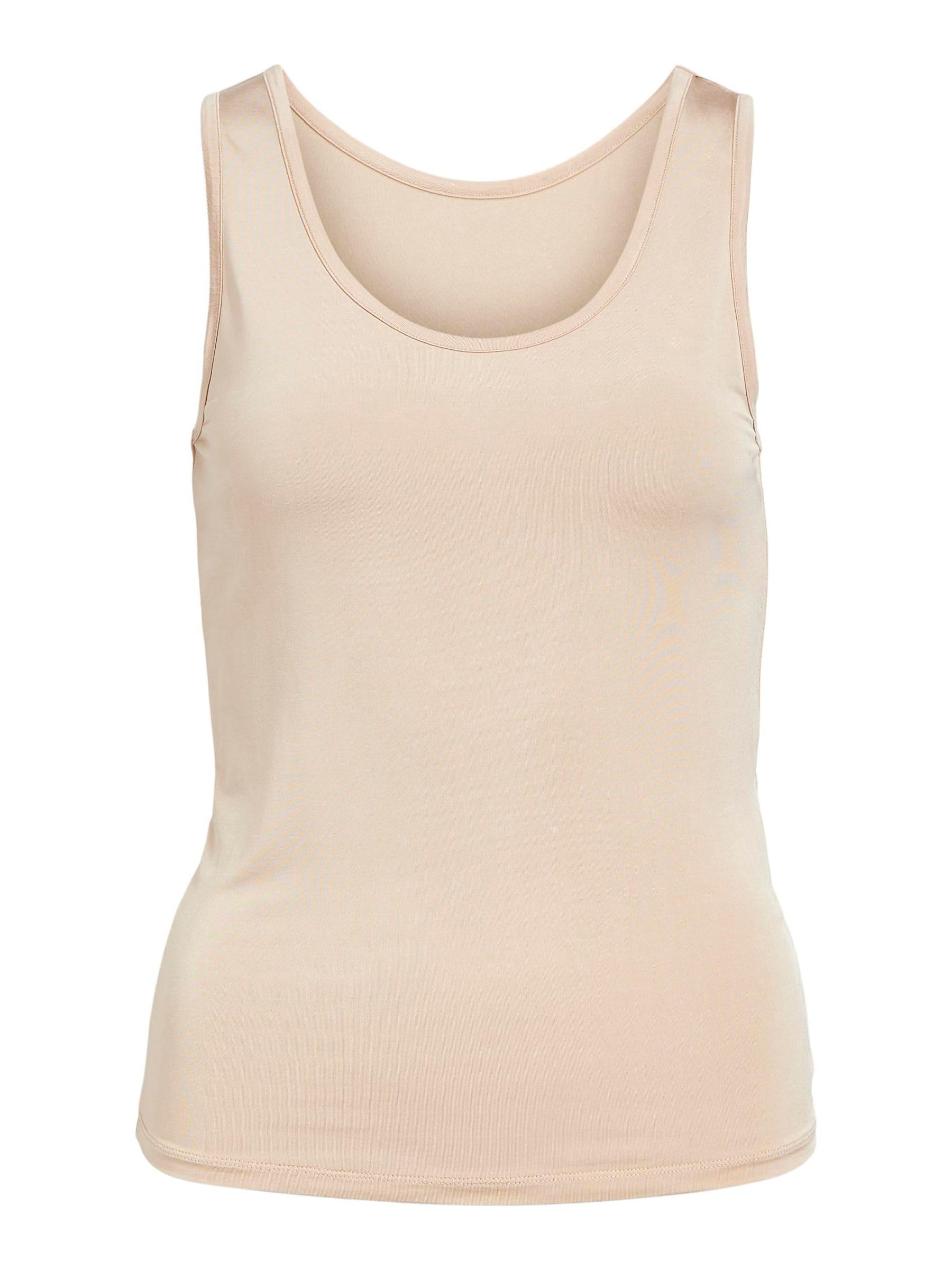 OBJECT Women's Objleena S/L Noos Tank Top, Humus, XS/S