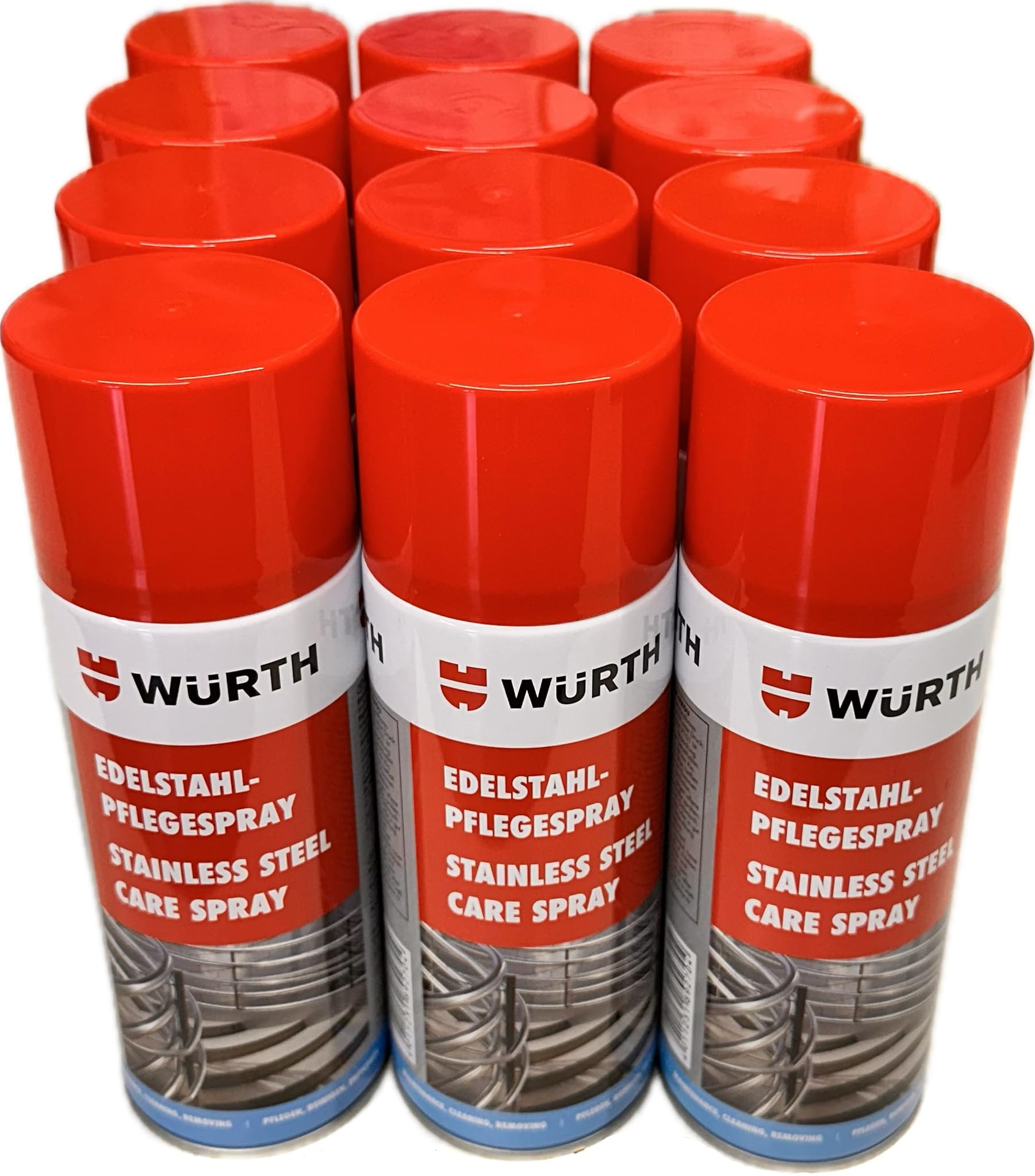 Würth limpiador Cuidado aerosol 12 x 400 ml acero inoxidable acero inoxidable