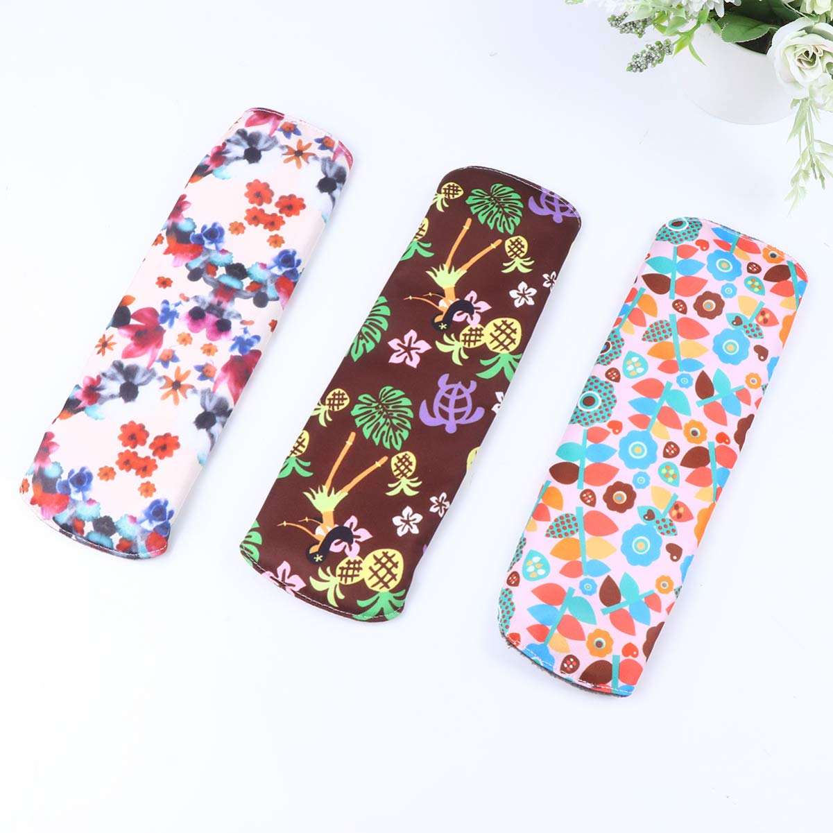 8pezzi Assorbenti Igienici Lavabili Bambù Design Traspirante Con Sacchetto Completo Per Donne Colori