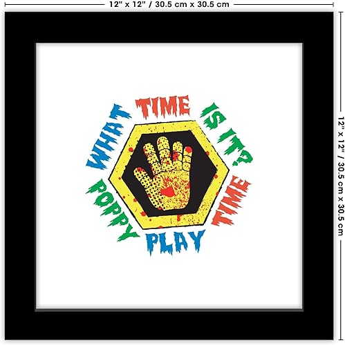 Miniatura 6 de Trends International Gallery Pops Poppy Playtime - What Time Is It Wall Art, Black Framed Version, 12" x 12" Gallery Pops Wall Art