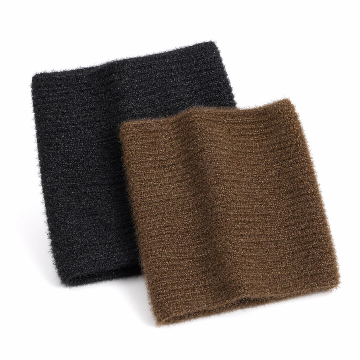 chambyal headband for travel & outdoor use, soft knitted ear warmer, stretchable free size, women & men, pack of 2