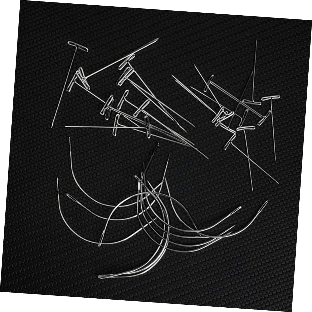 TEHAUX 1set Wig Making and Repair Wear-Resistant Needles for Crafting Wigs Beading and Upholstery Kit