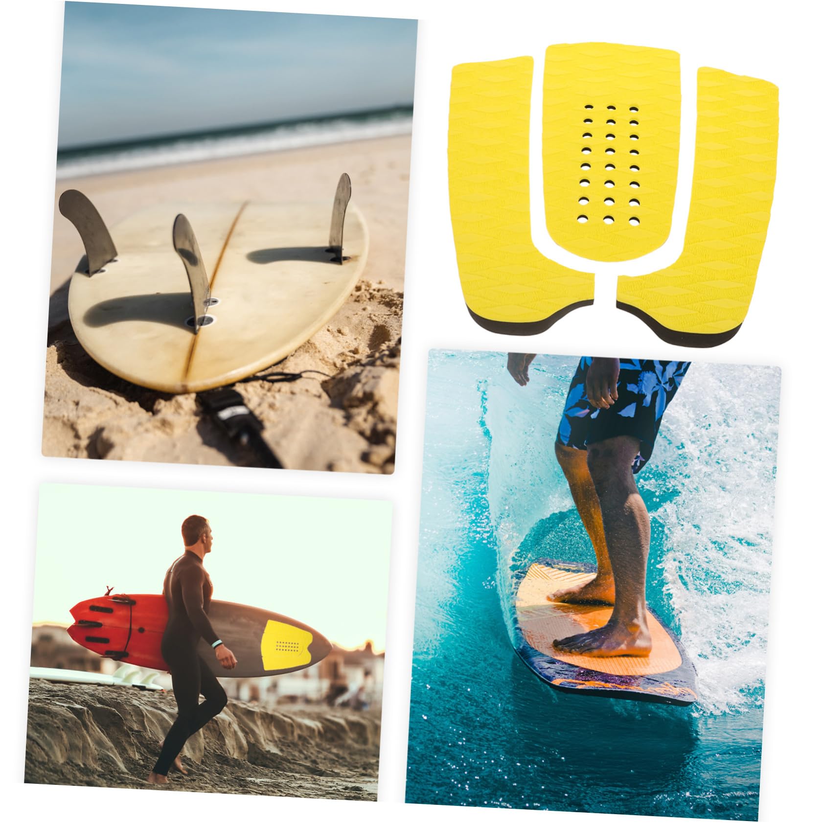 Accesorios para Tablas De Surf Tabla De Surf Alfombrilla De Almohadillas Autoadhesivas Almohadillas Antideslizantes para Tablas De Surf Decoración De Surf Eva