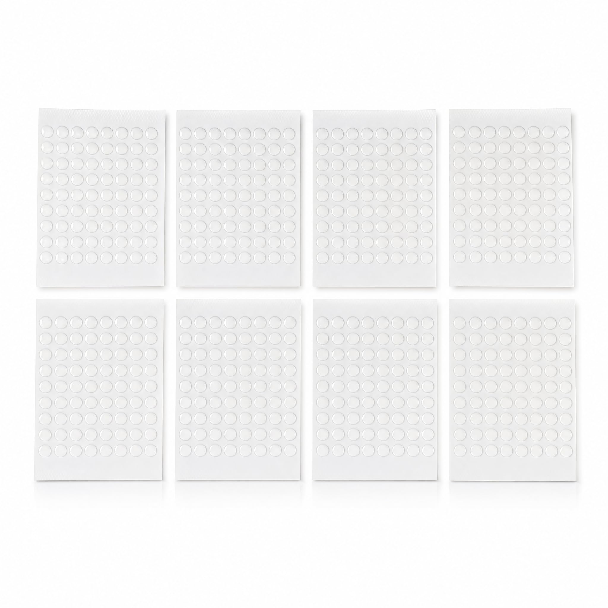 800 PCS Glue Dots, Double-Sided Removable Clear Sticky Dots for Walls, Photos, Balloons, DIY Crafts, Scrapbooking, Festival Decorations,6mm Waterproof Adhesive Spots for Home, Party, Wedding