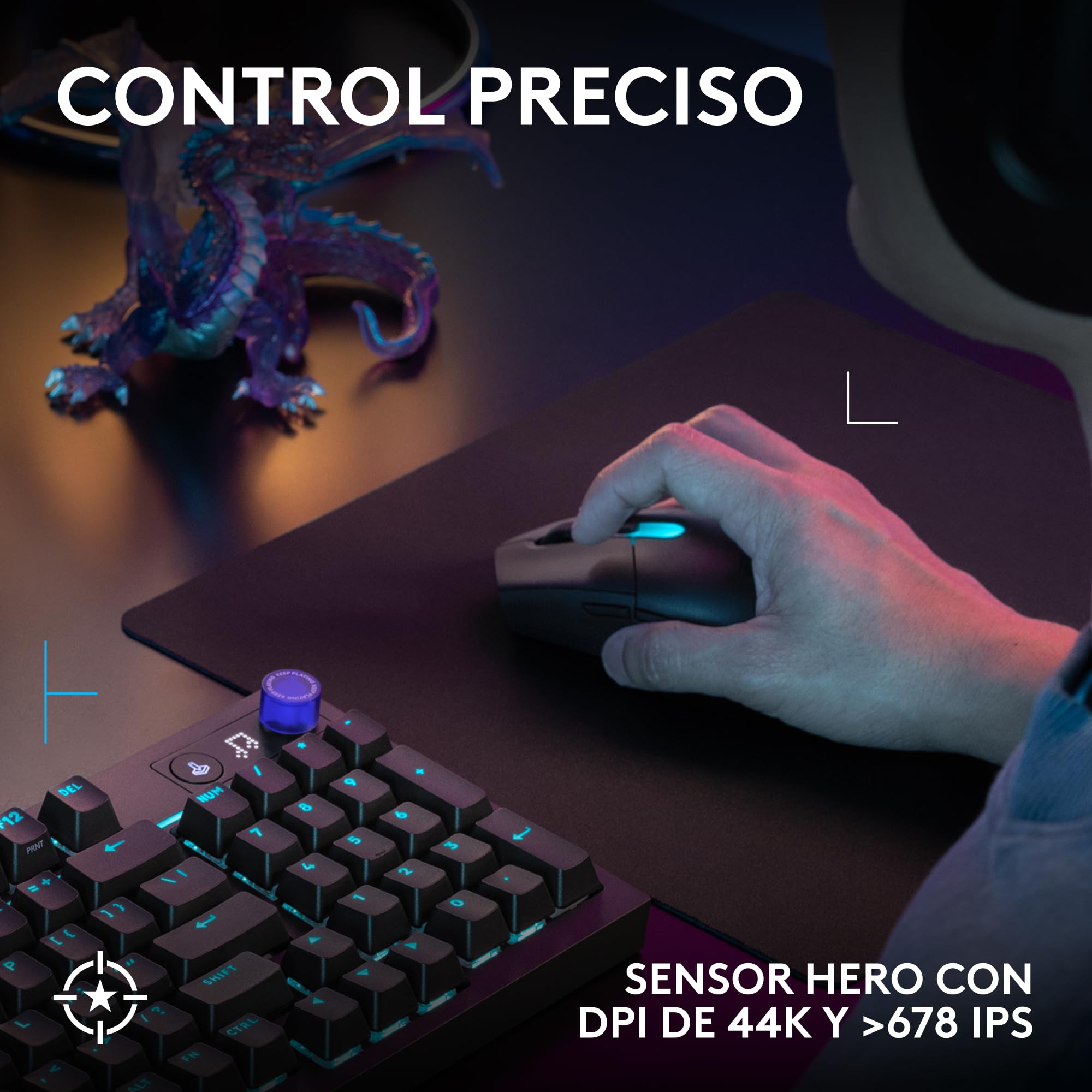 Logitech G G316 X 98 Teclado Gaming (ES) + G305 X Superlight Ratón - Negro