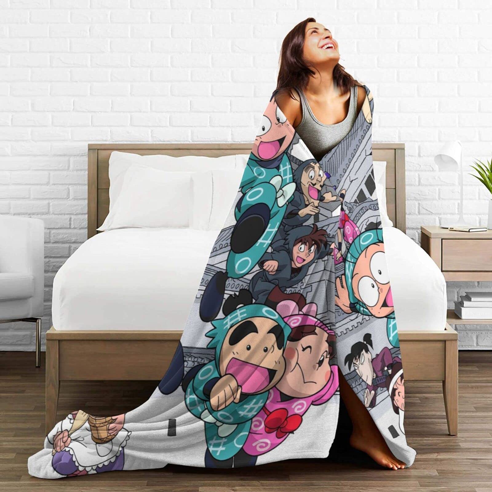 Amazon｜忍たま乱太郎1(1)人気 毛布 ブランケット 軽量 柔らかい