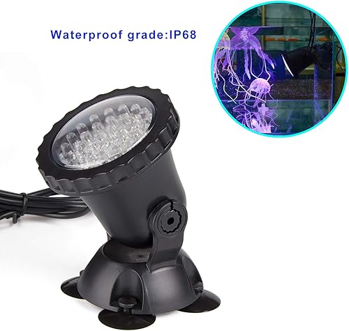 Miniatura 9 de Focos que cambian de color, luces LED subacuáticas para estanque, IP68, impermeable, RGB, memoria de color, regulable, luces de patio para