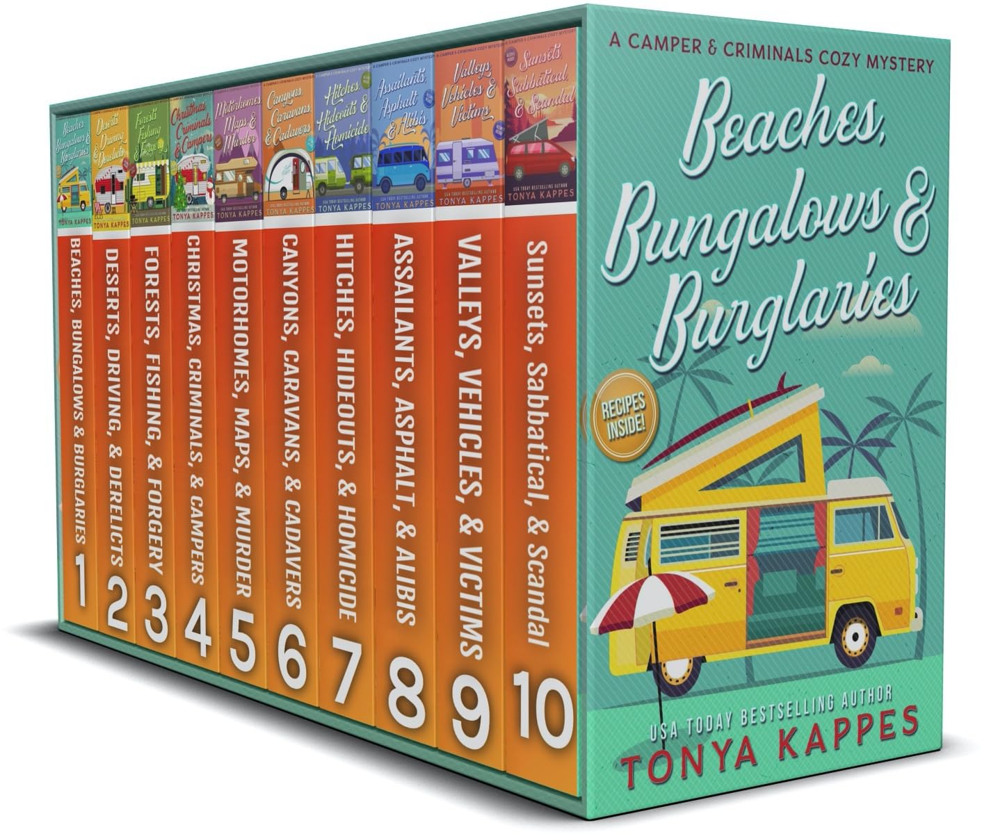 A Camper and Criminals Cozy Mystery: All Ten Books : Box Sets Book 1-10 (Tonya Kappes Books Cozy Mystery Box Sets)