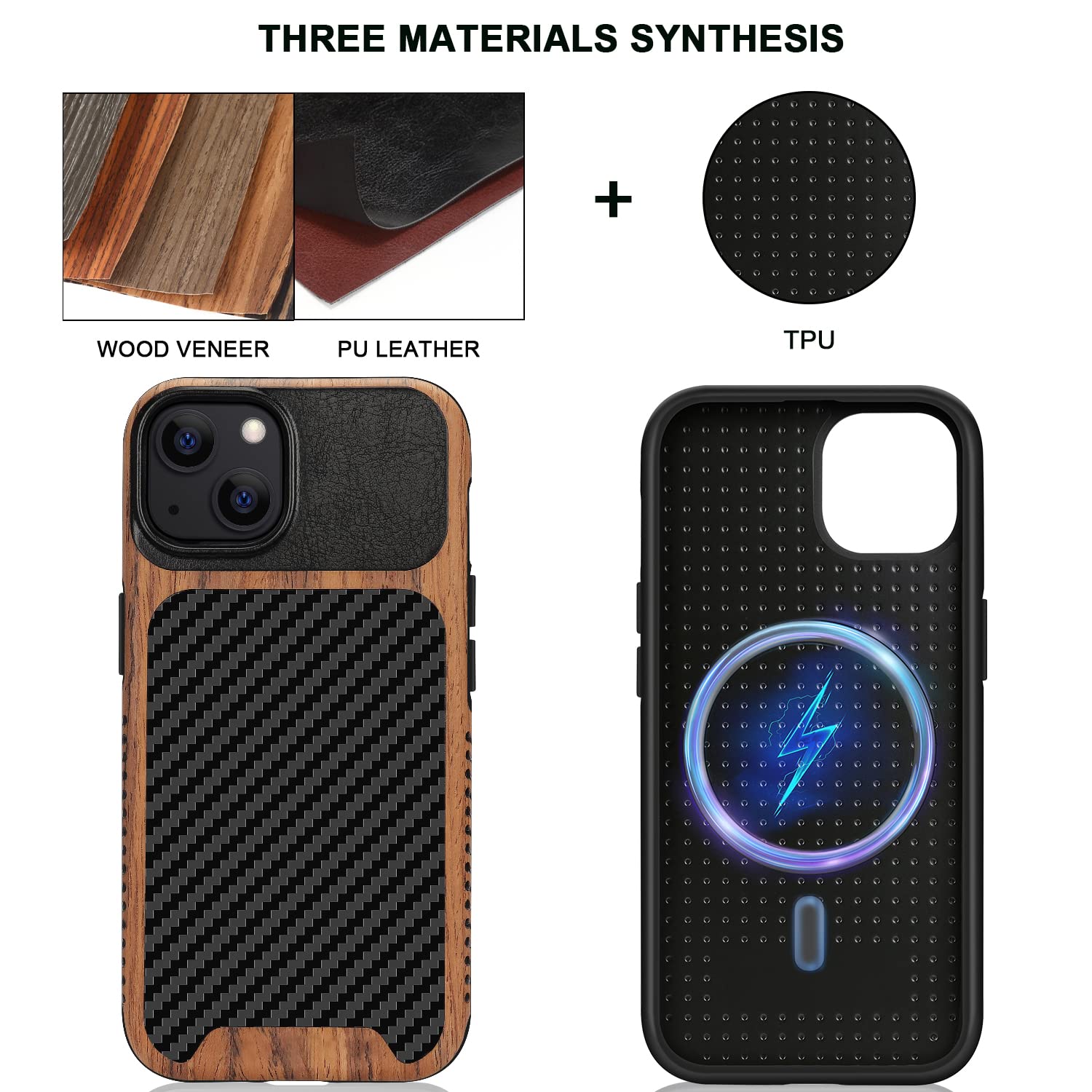 TENDLIN Cover iPhone 13 Mini Rigido Opaco Traslucido