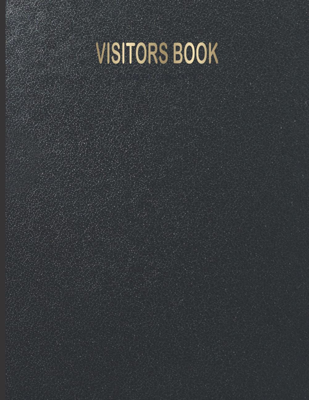 visitors book sign in and out: Visitors book A4 / Visitor Log Book / Visitor Register / Visitor Sign-in Book - 120 Pages, 8.5" x 11" - Black Leather Look