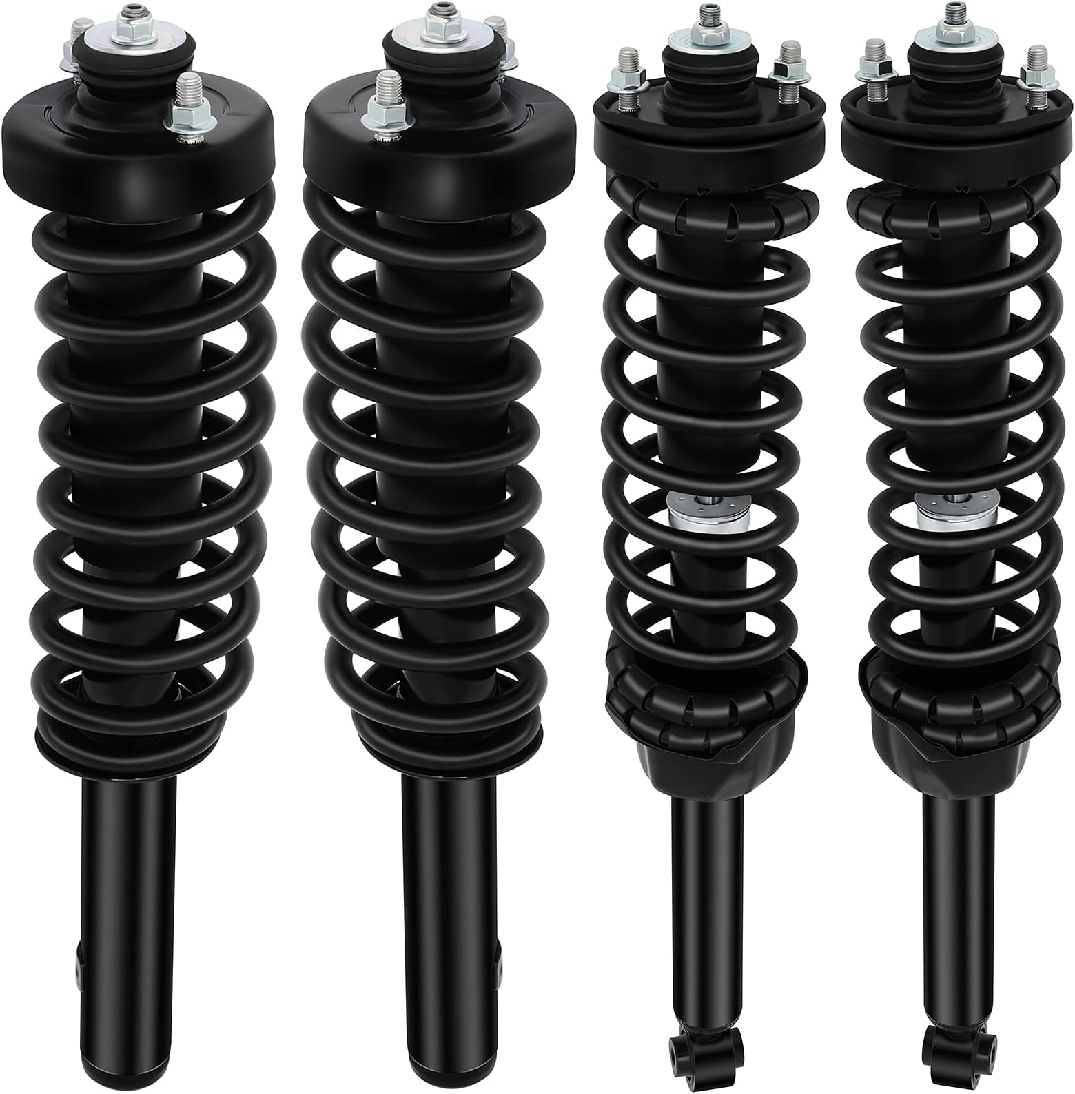 AUTOMUTO Strut Spring Assembly Front and Rear Pair struts and Shock Absorber 4WD FWD for 1997-2001 for Honda CR-V