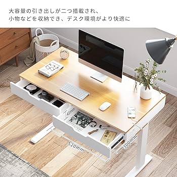 Amazon | FLEXISPOT 電動昇降スタンディングデスク UD4W