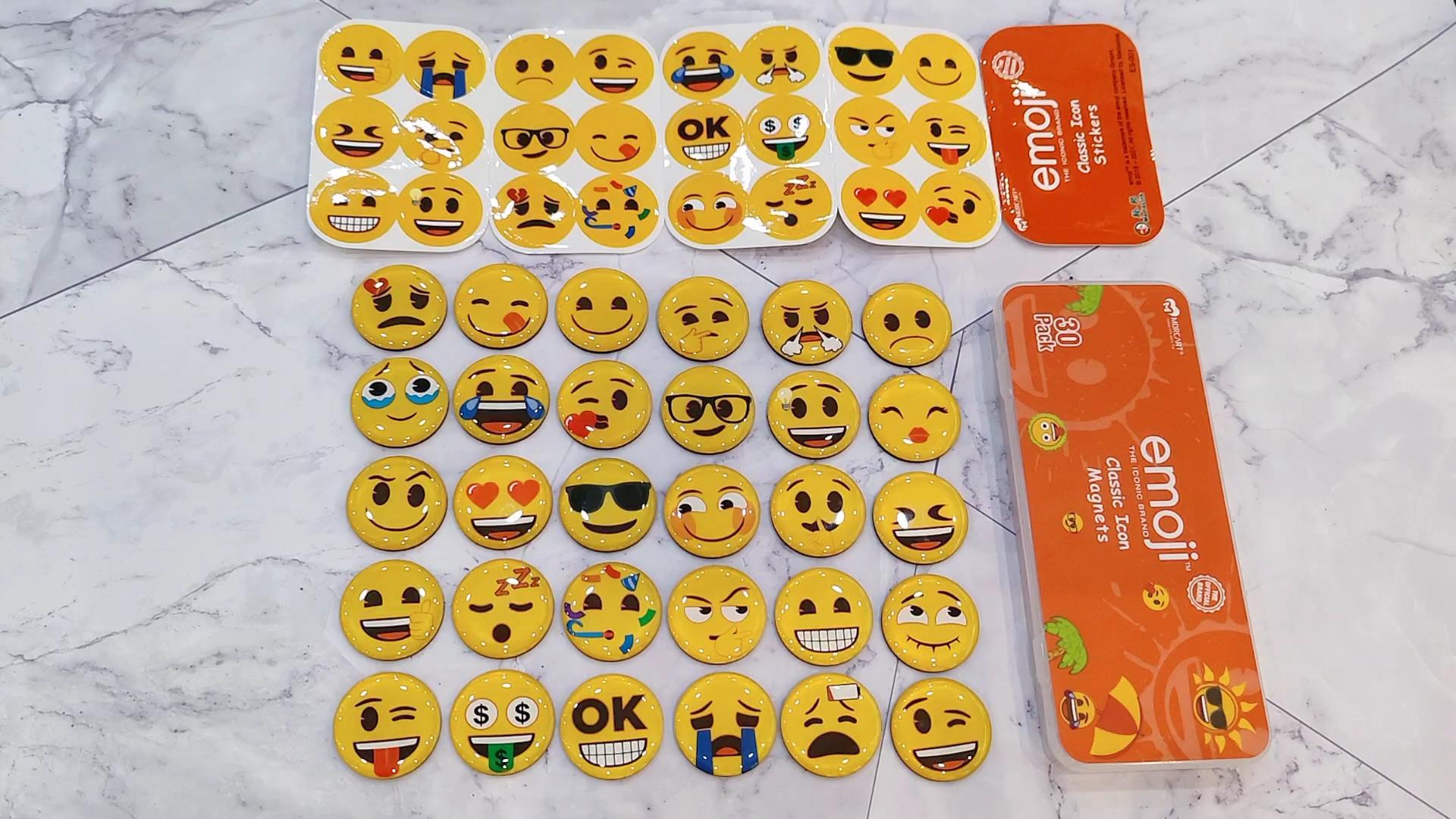 Magnetini Emoji Per Frigo - 30 Pezzi Divertenti Per Cucina, Ufficio E Scuola - Foto 7