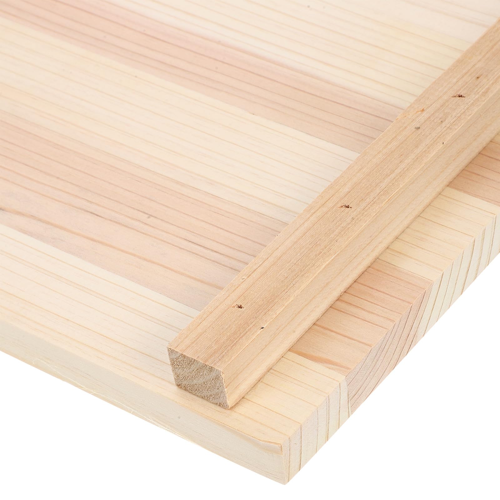 Zerodeko Tavola di Argilla in Legno Naturale Assorbente 2 Pezzi per Scultura e Modellazione Ceramica, Base per Argilla Resistente e Versatile, Strumento Artigianale per Ceramisti