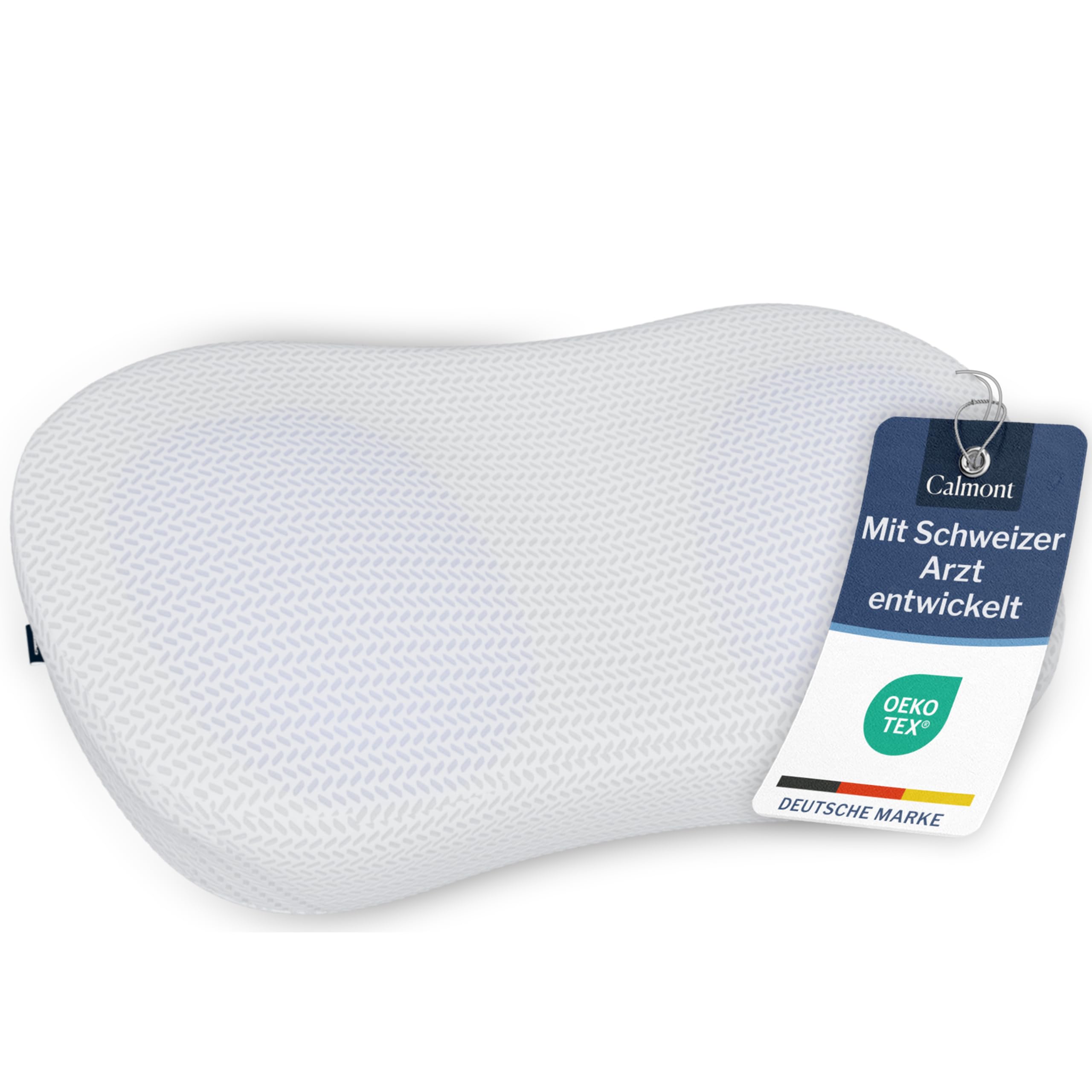 CALMONT STILL+ Anti-Schnarch Kissen Ergonomisches Kissen Weiß
