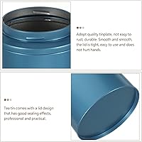 Vista 8 de Yardwe Hojalata Té Café Té Latas de Azúcar Café Té Azúcar Bote Hermético Café Lata Hermética Lata Cocina Estaño Lata Café Frasco de Té Sellado