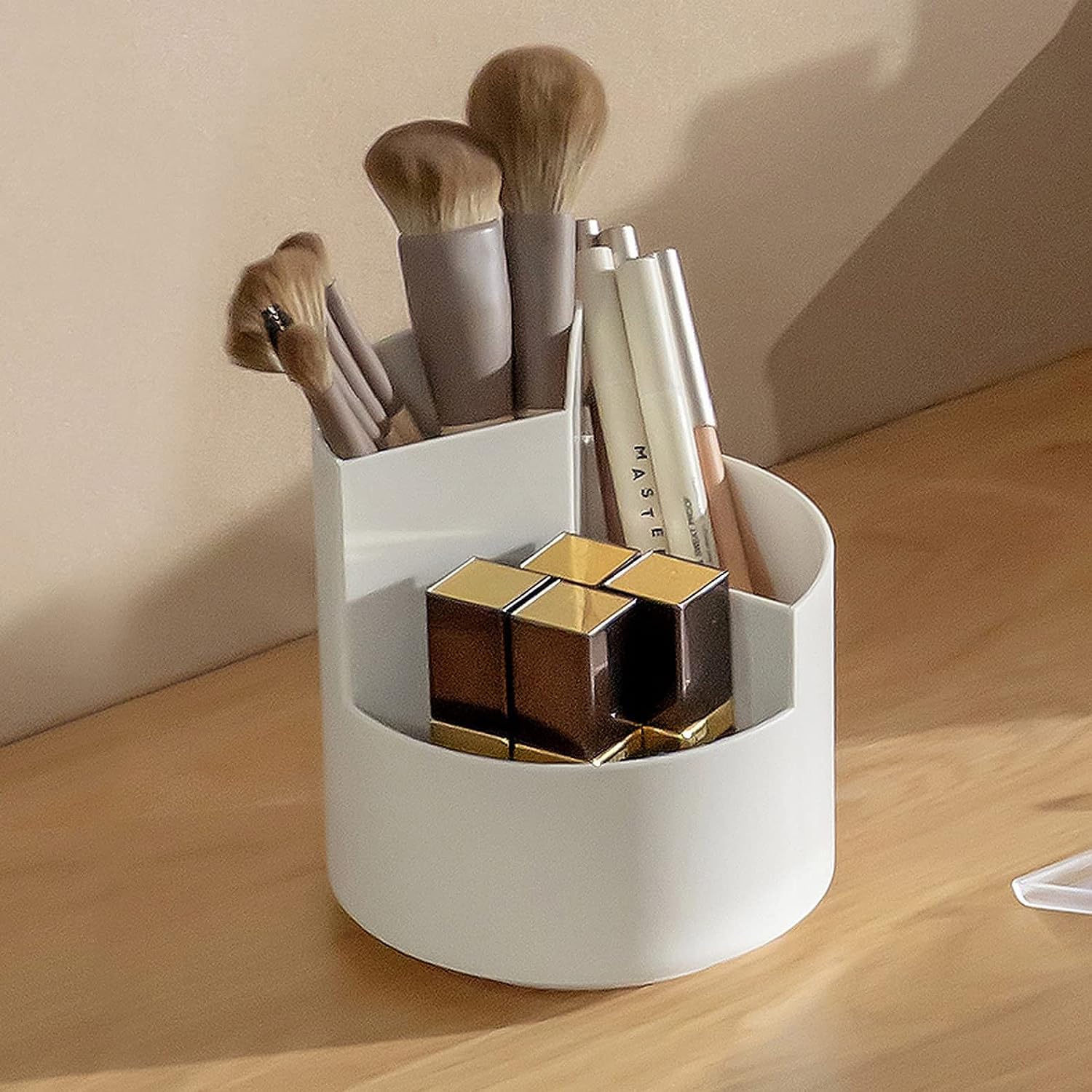 IMPRONOW Makeup Organiser Cosmetic Makeup Lipstick Storage Box Plastic Case Holder Skin Care Products for Dressing Table 2