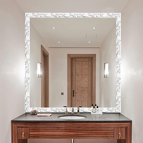 Miniatura 4 de Duzzy Moldura para pared, 16.4 pies, autoadhesiva, flexible, para despegar y pegar, moldura de techo adecuada para borde de espejo, pared de fondo