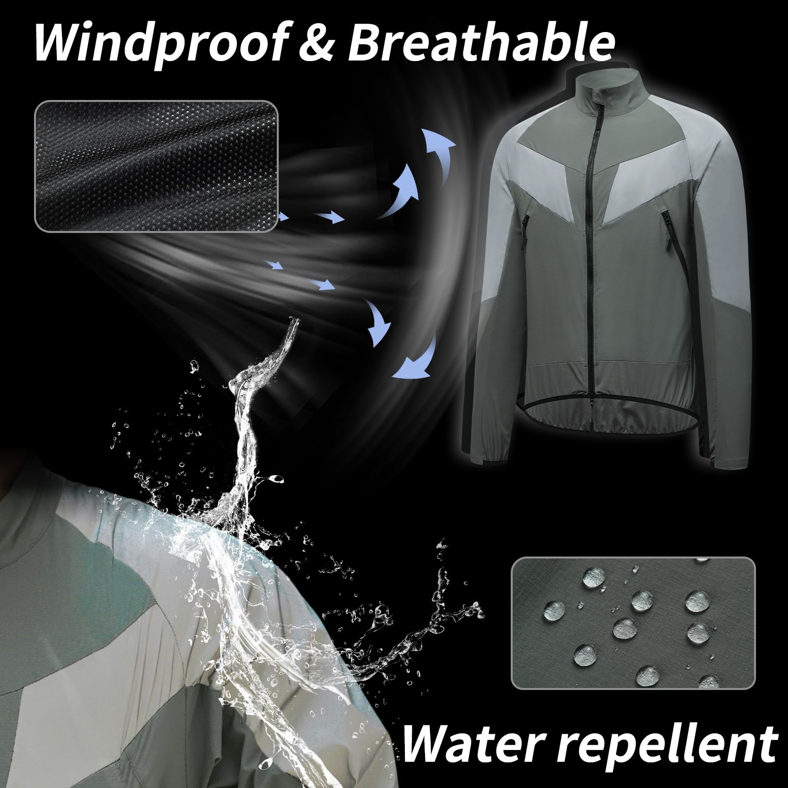 Chaqueta De Ciclismo Impermeable Chaquetas De Running Para Hombre Y MujerChaqueta MTB Transpirable Y Ligera Maillot Para Actividades Al Aire LibreAbrigo Impermeable Para La Lluvia