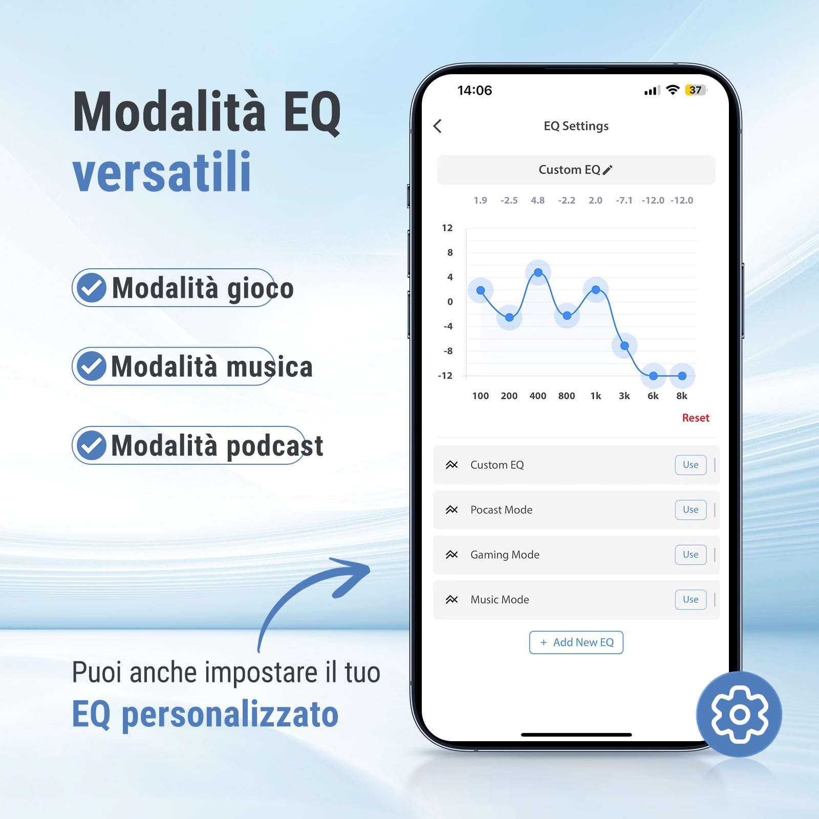 SW5 Auricolari wireless per telefono,cellulare,PC,laptop,desktop, cuffie in-ear IPX4 con 2,4 GHz Dongle a bassa latenza 20 ms, cuffie con microfono Bluetooth 5.4 per lavoro, ufficio, conferenza