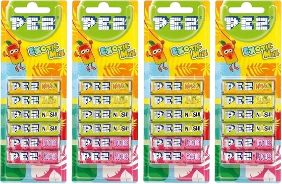 SBFE Pezz Bundles (Pez Exotic Mix 4x) (Mixed-Fruit)