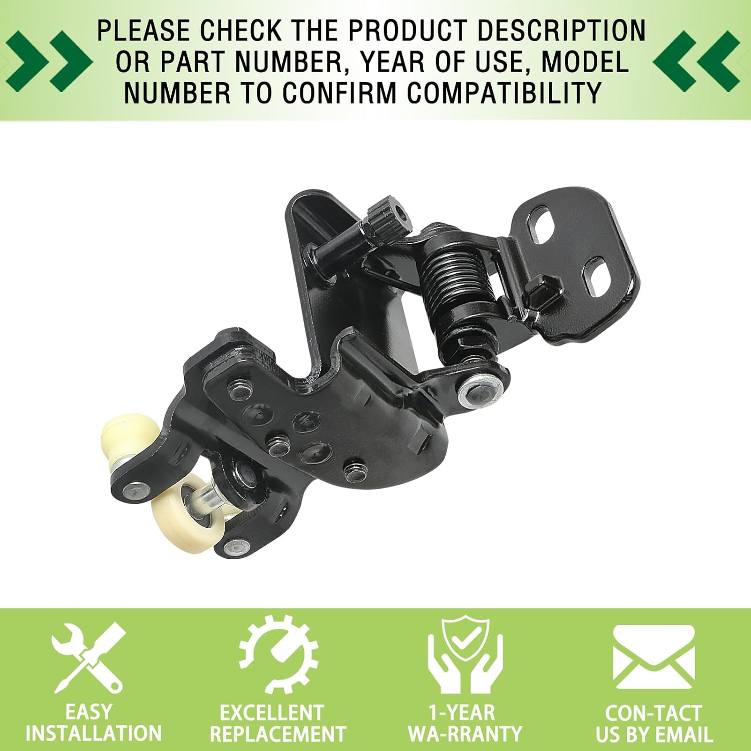 Right Passenger Side Sliding Door Roller Without Power Sliding Compatible with 2020-2023 Ford Transit 150 250 350 350HD Replaces KK3Z-1525028-V