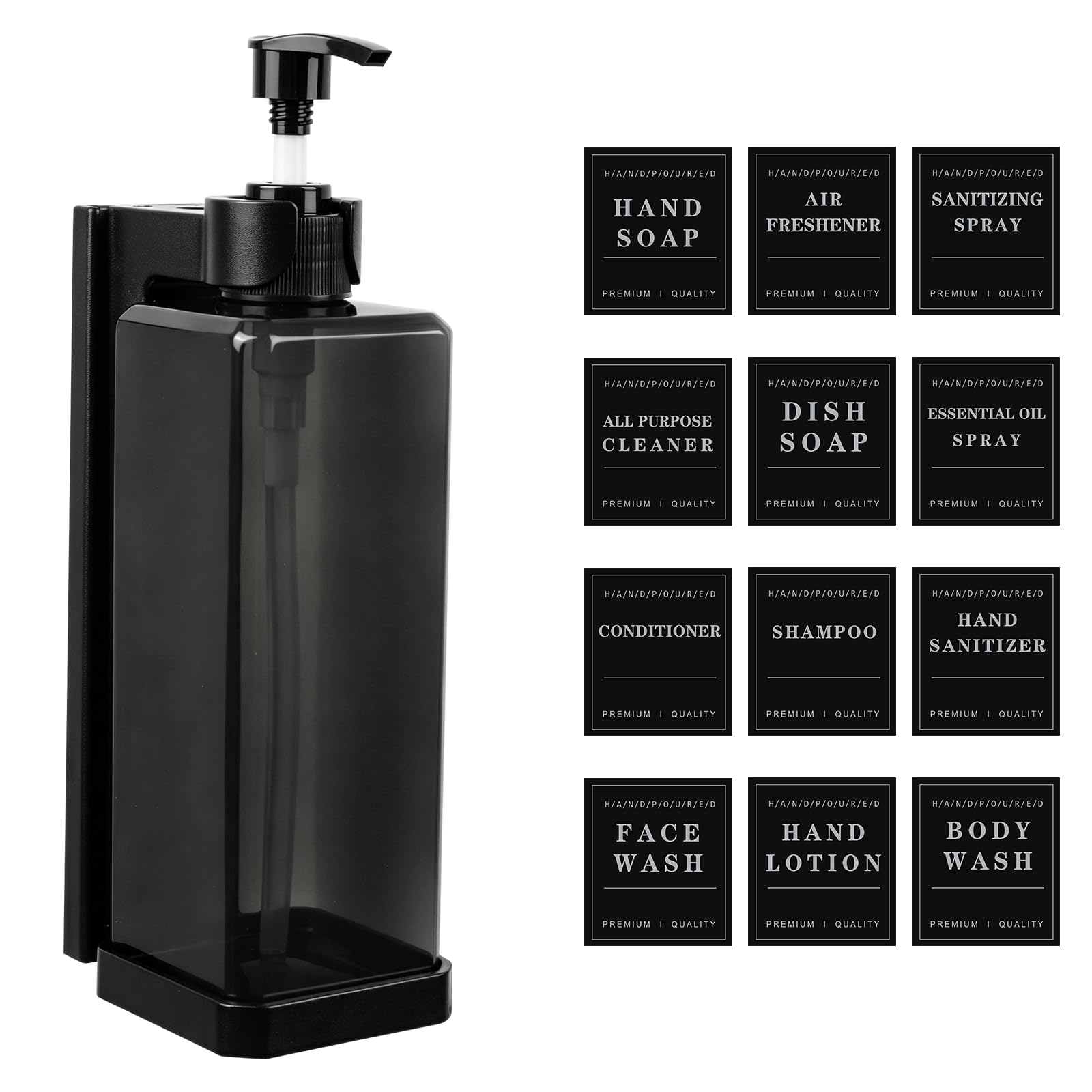 Shampoo Flaschen zum Befüllen Pumpspender 3 Stück, 500ml Seifenspender Shampoo Flaschen zum Befüllen Pumpspender 3 Stück, 500ml Seifenspender