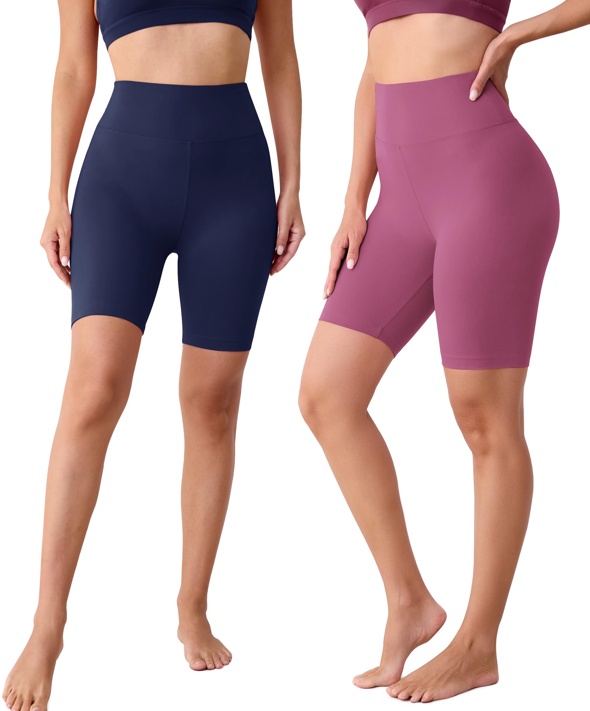 VALANDY Creamlush Biker-Shorts für Damen, 20,3 cm hohe Taille, butterweich, athletische Yoga-Shorts (Größe S-5XL)