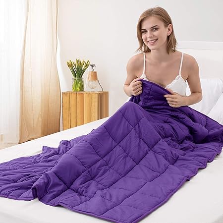 purple weighted blanket