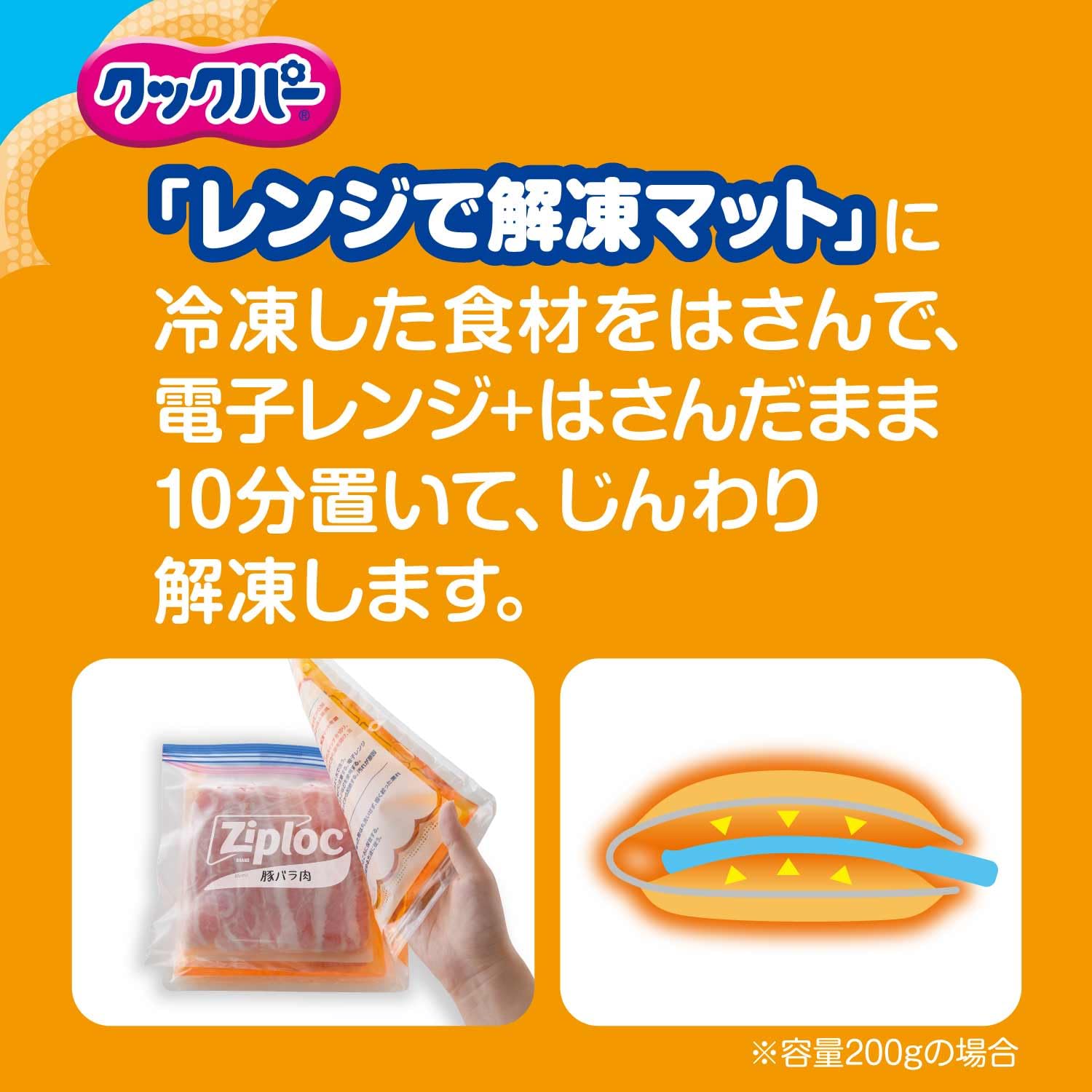 Amazon.co.jp: クックパー レンジで解凍マット 急速解凍 肉 魚 レンジ